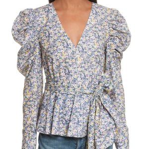 La Vie Rebecca Taylor Pansies Top XS